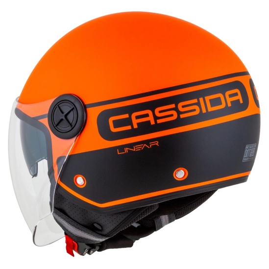 CASSIDA Handy Plus Linear, přilba (oranžová matná/černá)