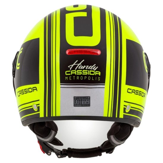 CASSIDA Handy Metropolis Safety, přilba (žlutá fluo/černá/reflexní šedá)