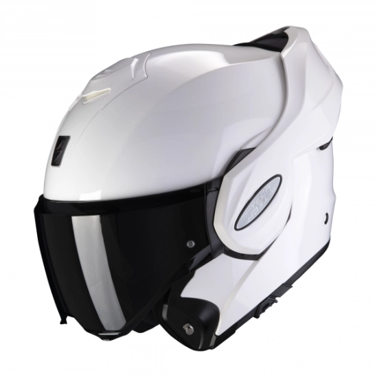 SCORPION EXO-TECH EVO moto přilba solid bílá