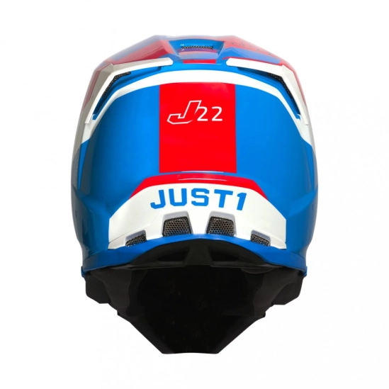 JUST1 J22C ADRENALINE moto přilba červená/modrá