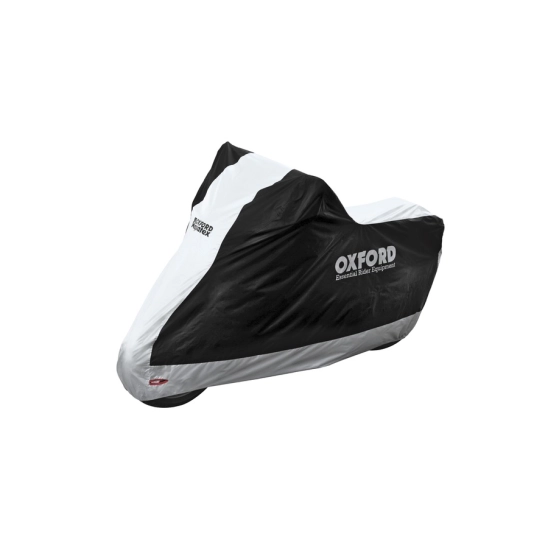 OXFORD Aquatex, plachta na motorku, černá/stříbrná