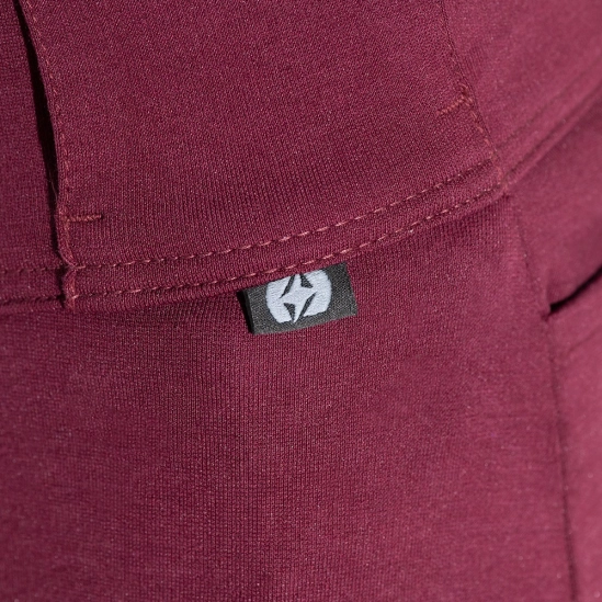 OXFORD SUPER LEGGINGS 2.0 kalhoty dámské bordó