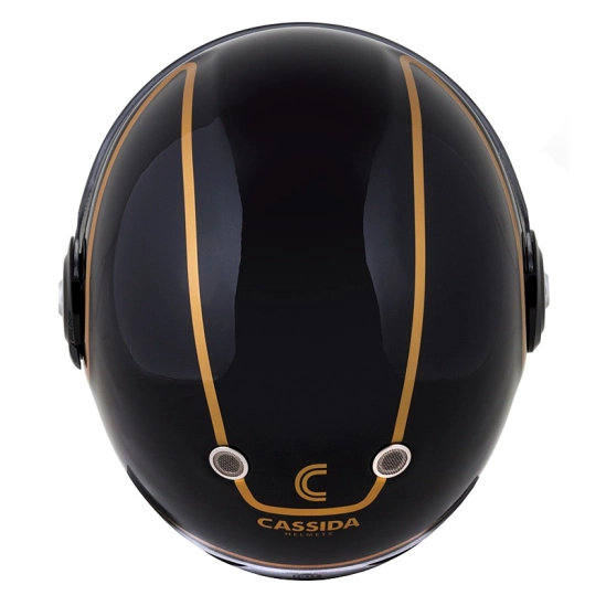 CASSIDA Fibre Jawa Sport, přilba černá/stříbrná/zlatá