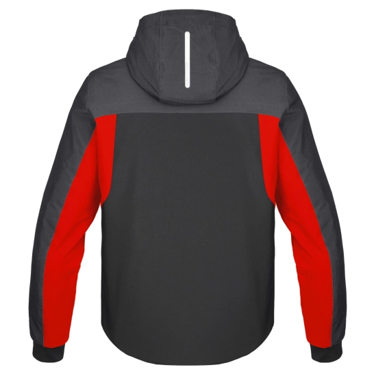 SPIDI HOODIE H2OUT bunda černá/antracit/červená
