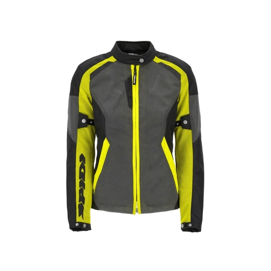 SPIDI TEK NET LADY bunda dámská černá/šedá/žlutá fluo
