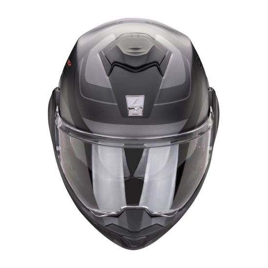SCORPION EXO-TECH EVO PRO COMMUTA, moto přilba matná černo/stříbrná