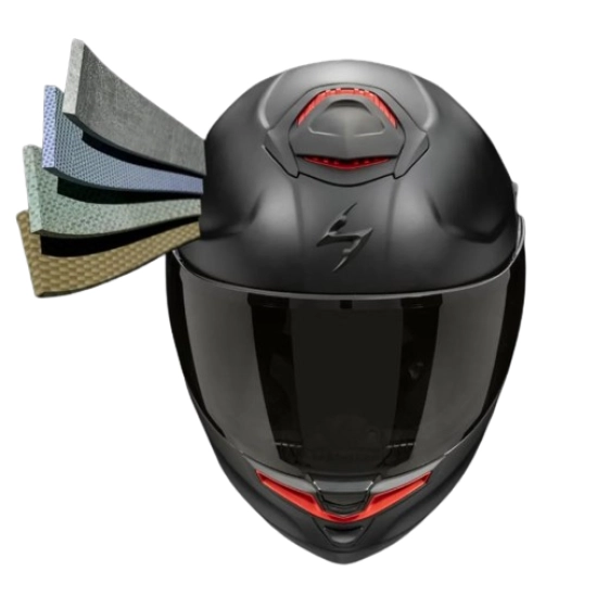 SCORPION GT EXO-GT SP AIR solid metalická černá, moto přilba