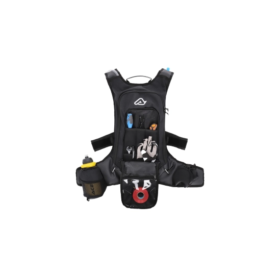 ACERBIS X-STORM LOGO batoh s picím vakem, černá/bílá