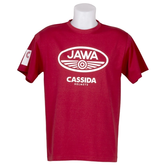 triko JAWA edice, CASSIDA (červená bordó)
