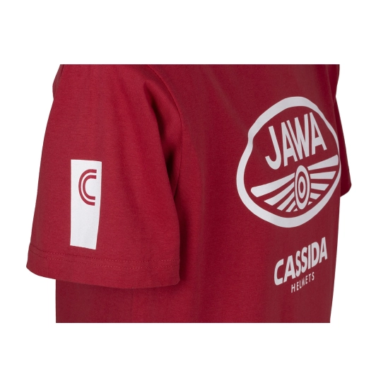 triko JAWA edice, CASSIDA (červená bordó)