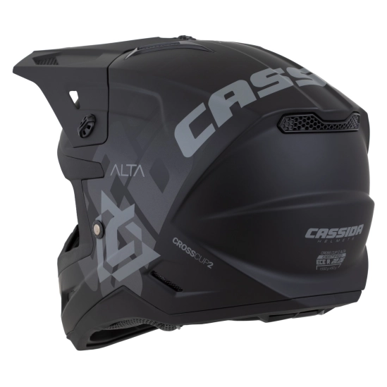 CASSIDA Cross Cup 2 Alta, MX přilba černá matná/tmavě šedá