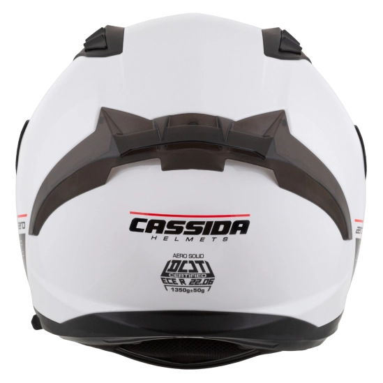 CASSIDA přilba Aero Solid, bílá/černá