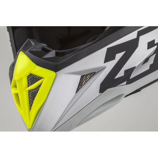 ZED X1.9D TENDO, přilba dětská (černá matná/tmavě šedá/světle šedá/žlutá fluo)