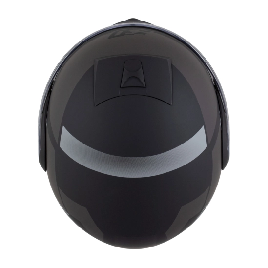 ZED F19, výklopná přilba, černá matná tmavě šedá