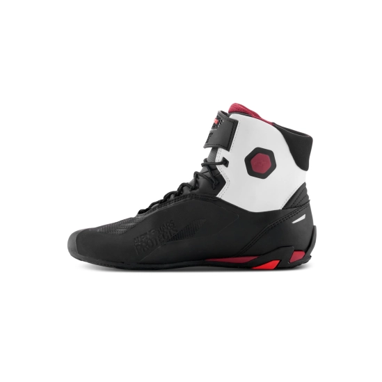 ALPINESTARS FASTER-4, boty (černá/bílá/tmavě červená)