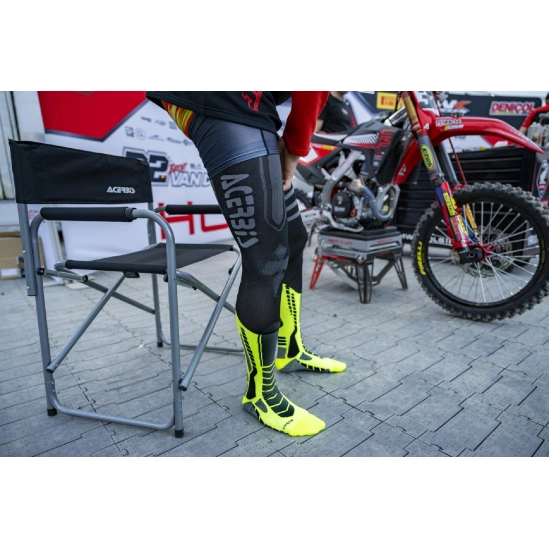 ACERBIS K035 motokrosové chrániče kolen, černá