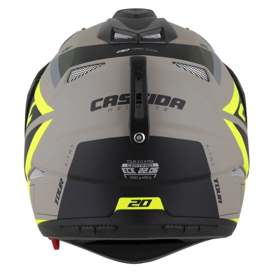CASSIDA přilba Tour 2.0 X-tra, písková matná/žlutá fluo/zelená/černá