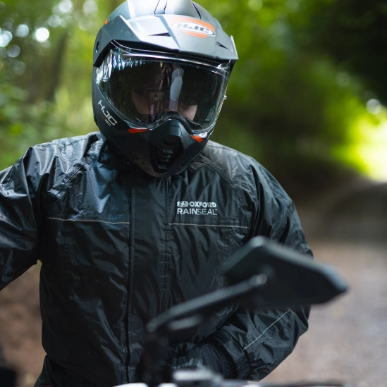OXFORD nepromokavá bunda RAIN SEAL THERMAL, černá