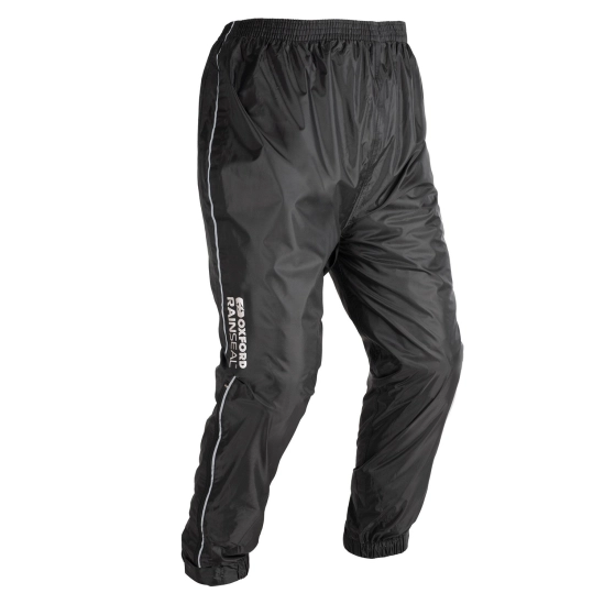 OXFORD neprokokavé kalhoty RAIN SEAL THERMAL, černá