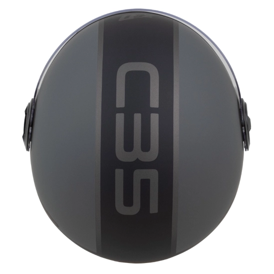 ZED C35 přilba, šedá matná/černá