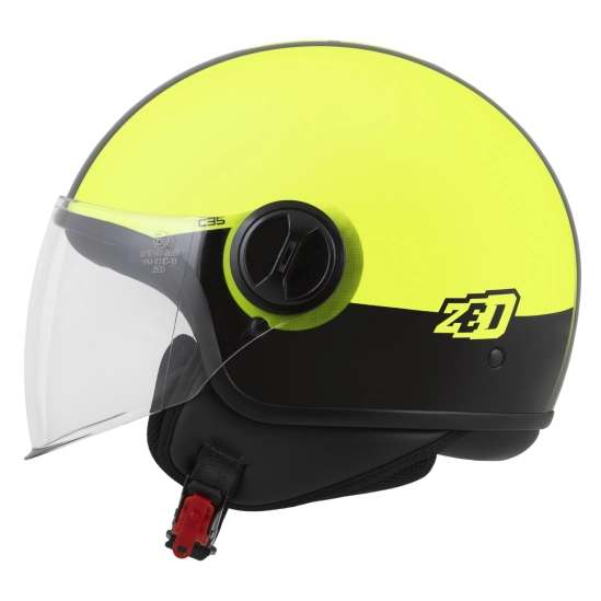 ZED C35 přilba, žlutá fluo/černá