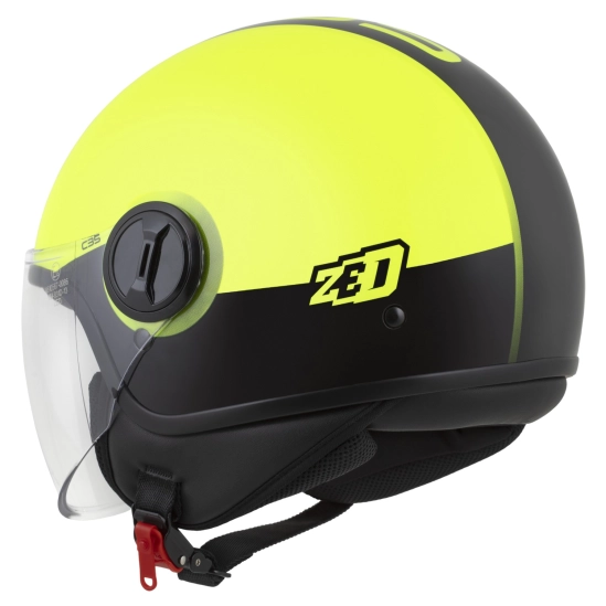 ZED C35 přilba, žlutá fluo/černá