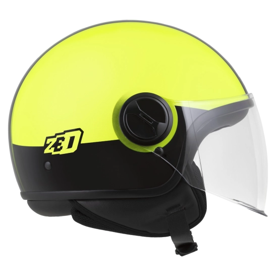 ZED C35 přilba, žlutá fluo/černá