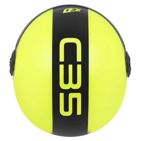 ZED C35 přilba, žlutá fluo/černá
