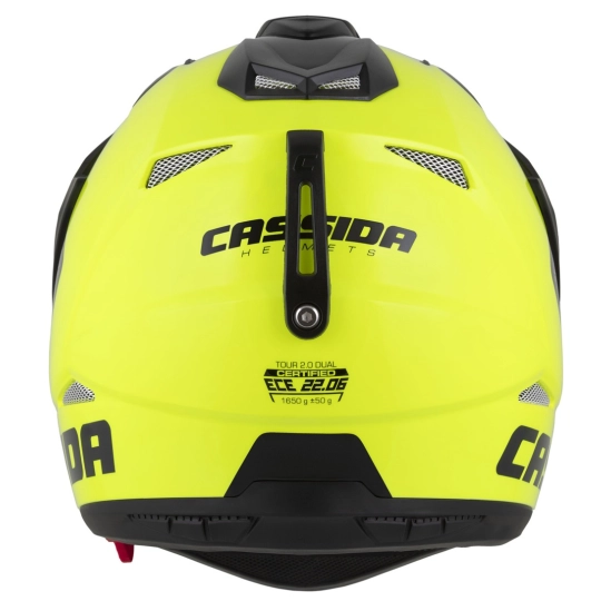 CASSIDA Tour 2.0 Dual, přilba žlutá fluo/černá/černý matný kšilt