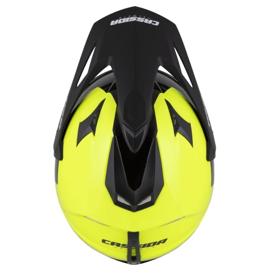 CASSIDA Tour 2.0 Dual, přilba žlutá fluo/černá/černý matný kšilt