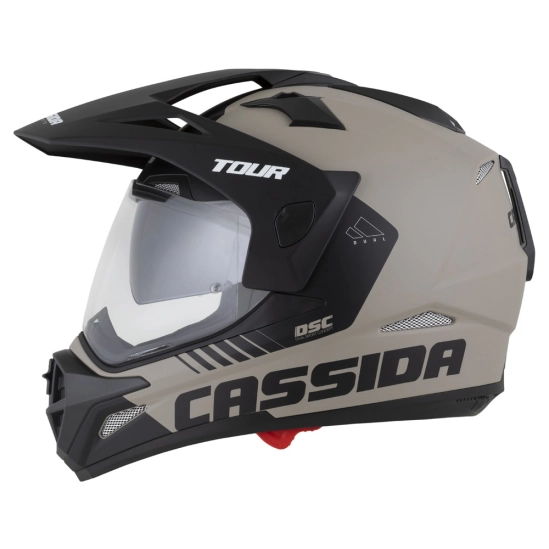 CASSIDA Tour 2.0 Dual, přilba písková matná/černá