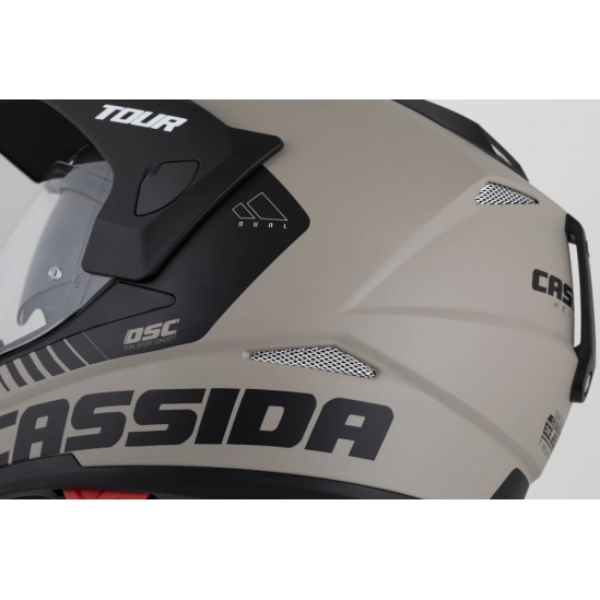 CASSIDA Tour 2.0 Dual, přilba písková matná/černá