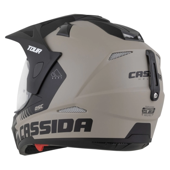 CASSIDA Tour 2.0 Dual, přilba písková matná/černá