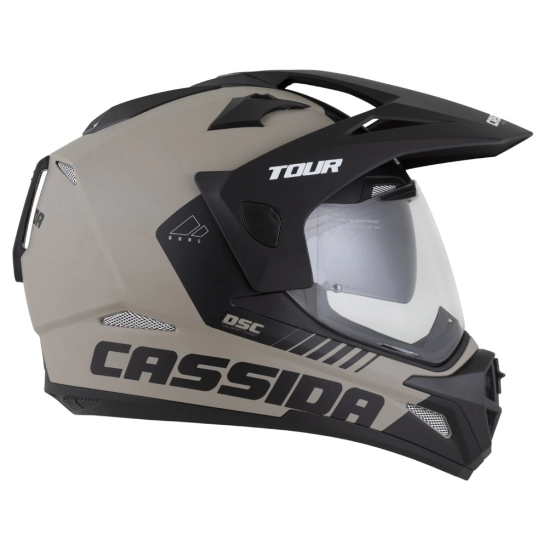 CASSIDA Tour 2.0 Dual, přilba písková matná/černá