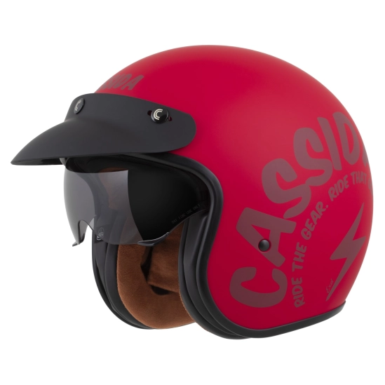 CASSIDA Oxygen 2.0 Gear, přilba (červená matná/tmavě červená)