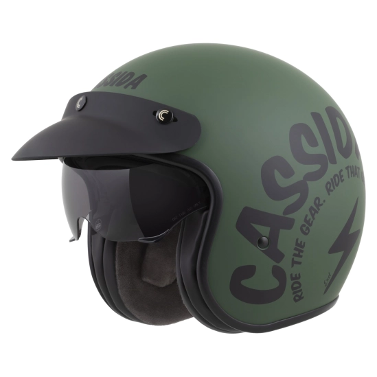 CASSIDA Oxygen 2.0 Gear, přilba (zelená matná/černá)