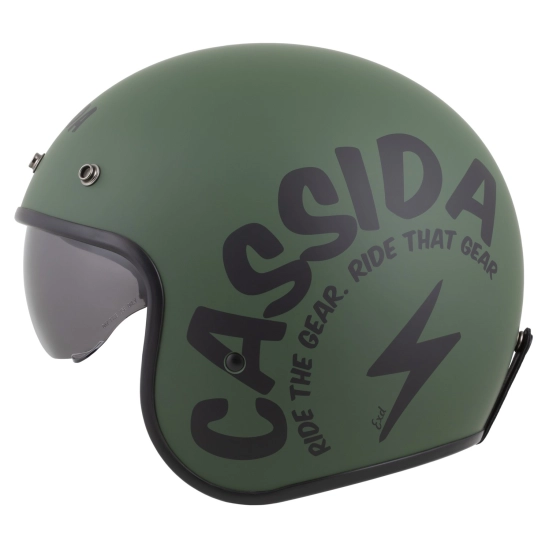 CASSIDA Oxygen 2.0 Gear, přilba (zelená matná/černá)