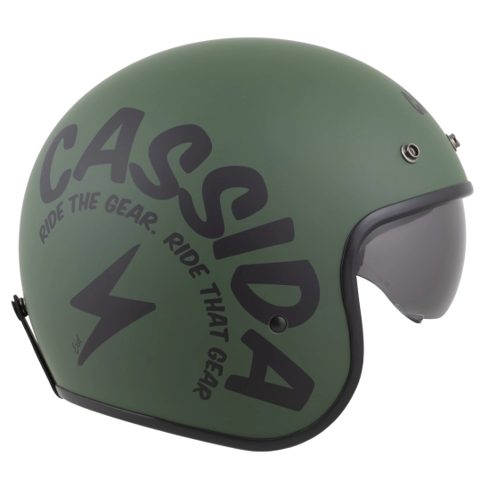 CASSIDA Oxygen 2.0 Gear, přilba (zelená matná/černá)