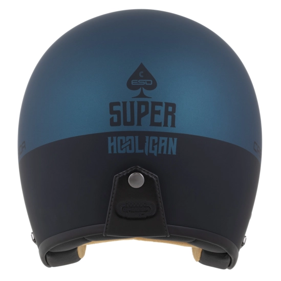 CASSIDA Eso Super Hooligan, přilba (černá matná/metalická modrá)