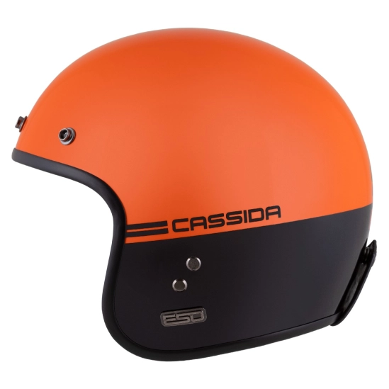CASSIDA Eso Super Hooligan, přilba (černá/oranžová perleť)