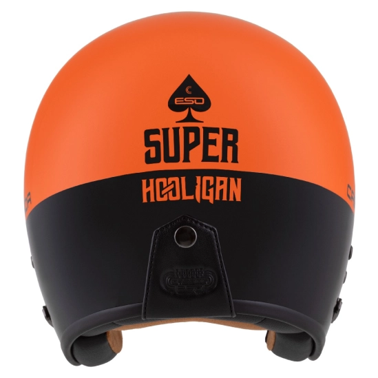 CASSIDA Eso Super Hooligan, přilba (černá/oranžová perleť)
