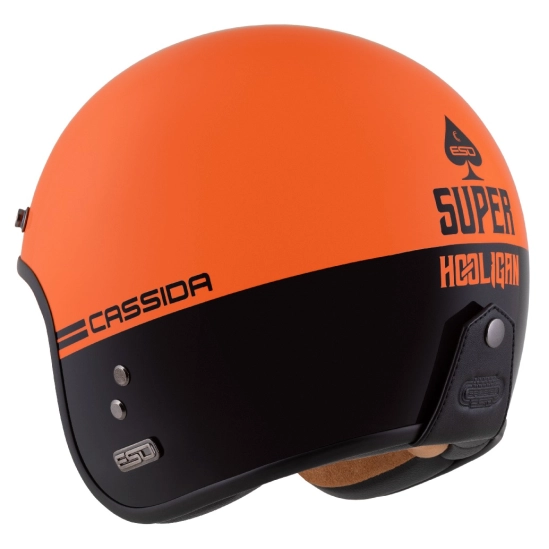 CASSIDA Eso Super Hooligan, přilba (černá/oranžová perleť)