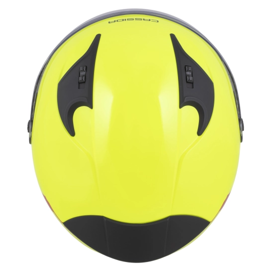 CASSIDA přilba Reflex 2.0 Safety, žlutá fluo/červená/šedá/stříbrná reflexní