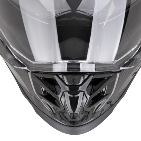 SCORPION ADF-9000 CARBON AIR solid, moto přilba, černá