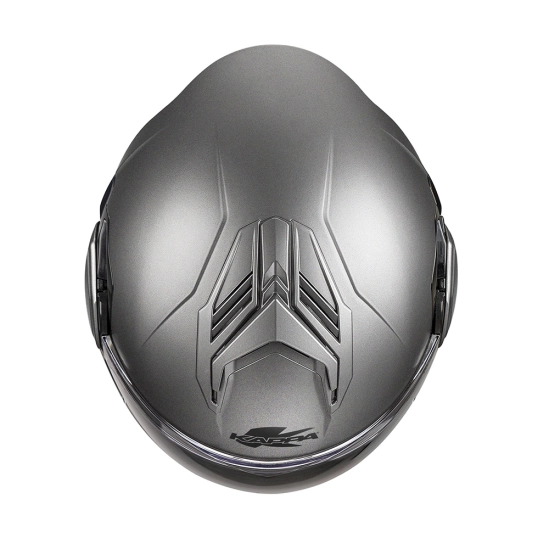 KAPPA KV55 SOLID překlopná černá moto přilba