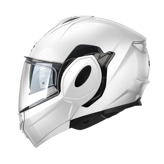 KAPPA KV55 SOLID překlopná bílá moto přilba