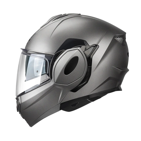 KAPPA KV55 SOLID překlopná šedá moto přilba