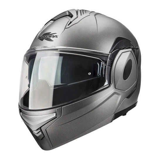 KAPPA KV55 SOLID překlopná šedá moto přilba