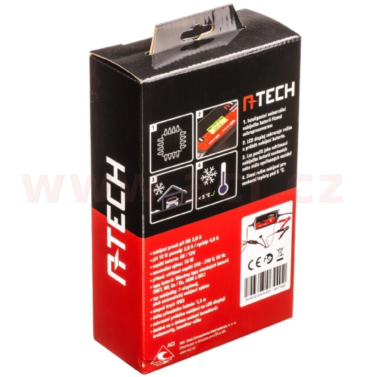 A-TECH nabíječka 6/12 V, 3-120 Ah, 4 A
