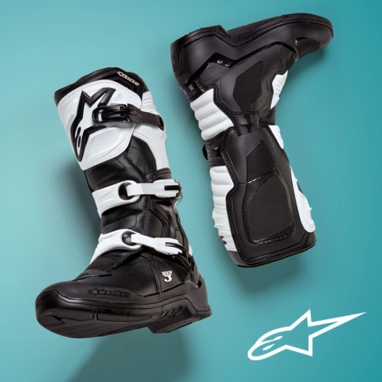 ALPINESTARS boty Tech 3 černo-bílé